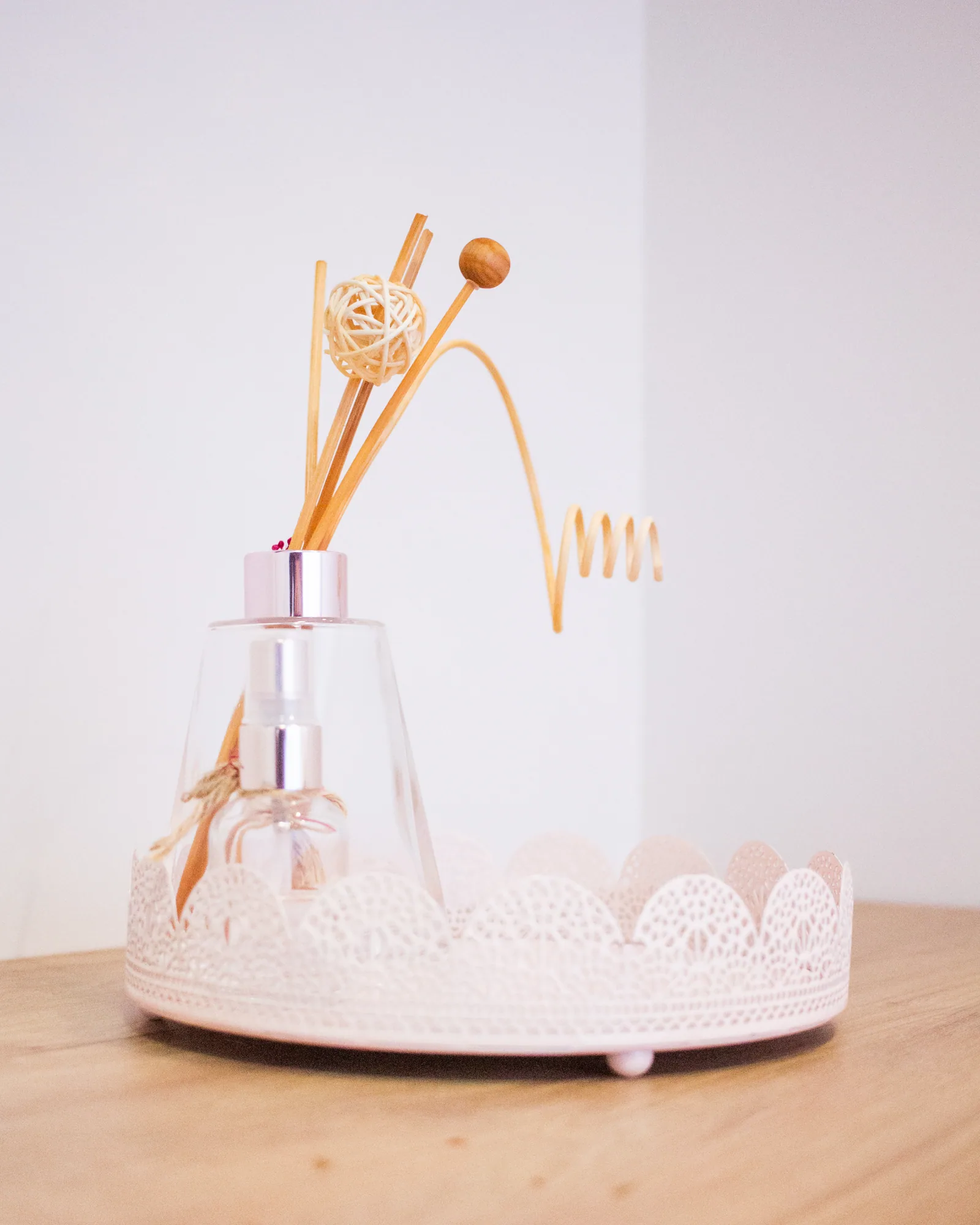 Detalhe aromático e decorativo da Sala Nude